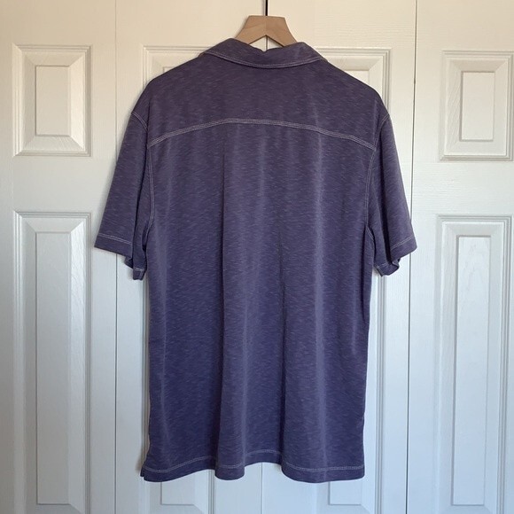 Sable & Stone Modal Heathered Purple Polo Men’s Sz XL - Picture 3 of 6